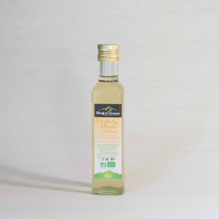 Sirop de Thym Citron Bio – 25cl